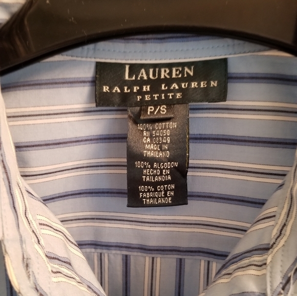 Lauren RL ruffled stripe shirt - Picture 4 of 7